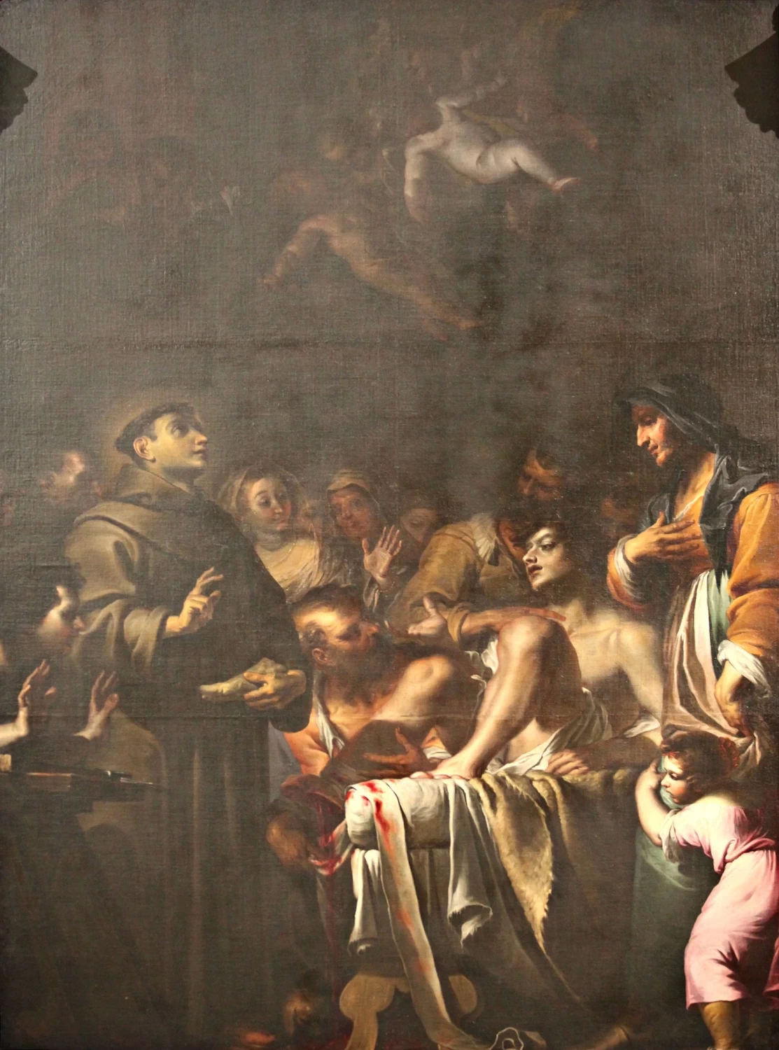 Episodio della vita di sant'Antonio il miracolo del piede risanato